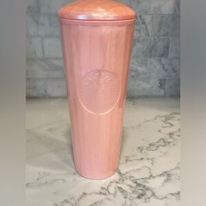 Starbucks Pink Iridescent Unicorn Pearl Tumbler Dome Lid‎